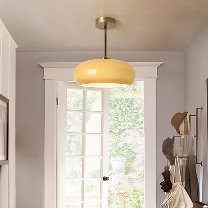 Valentina Modern Designer Round Flush Mount Ceiling Light - Neutral Decor