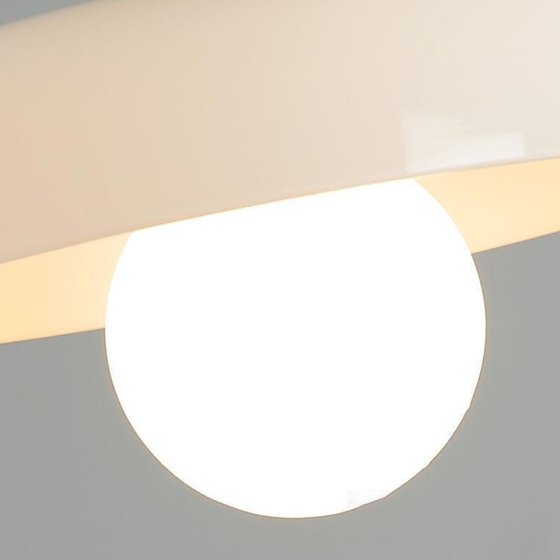 Valentina Modern Glass/ Flush Mount Ceiling Light 3 Colors Bedroom - Neutral Decor