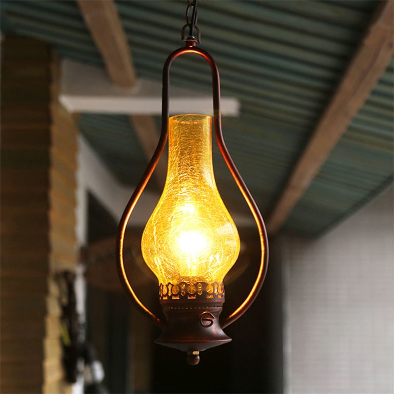 EpochRustic Vintage Kerosene LED Pendant Light - Neutral Decor