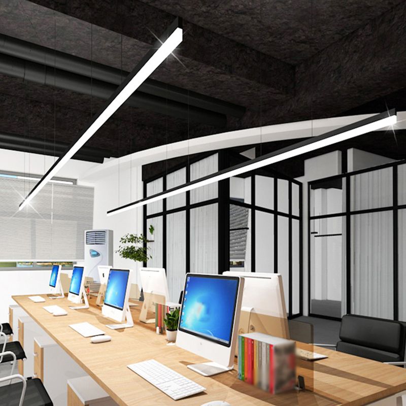 Arisha Modern Linear Acrylic Pendant Light - Neutral Decor