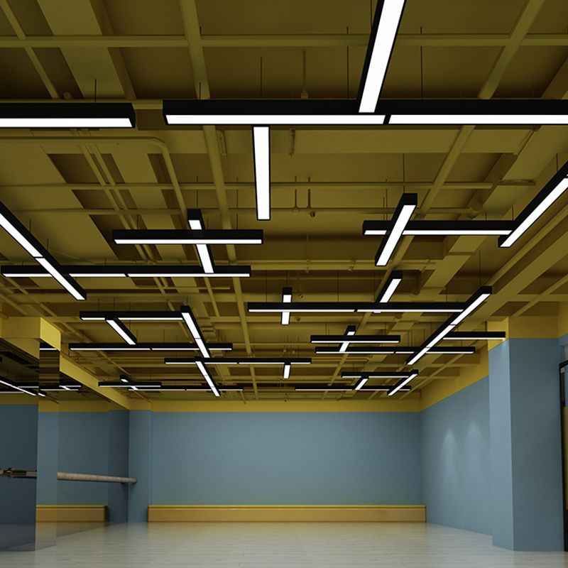 Arisha Minimalist Rectangular LED Pendant Light Acrylic Office - Neutral Decor