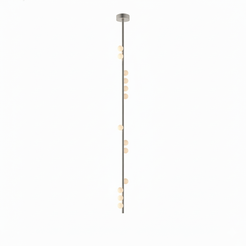 Miraview Brass Glass Drop Chandelier