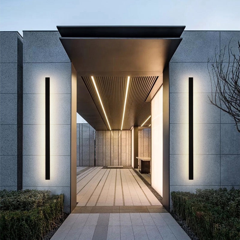 Silex Linear Outdoor Wall Lamp - Neutral Decor