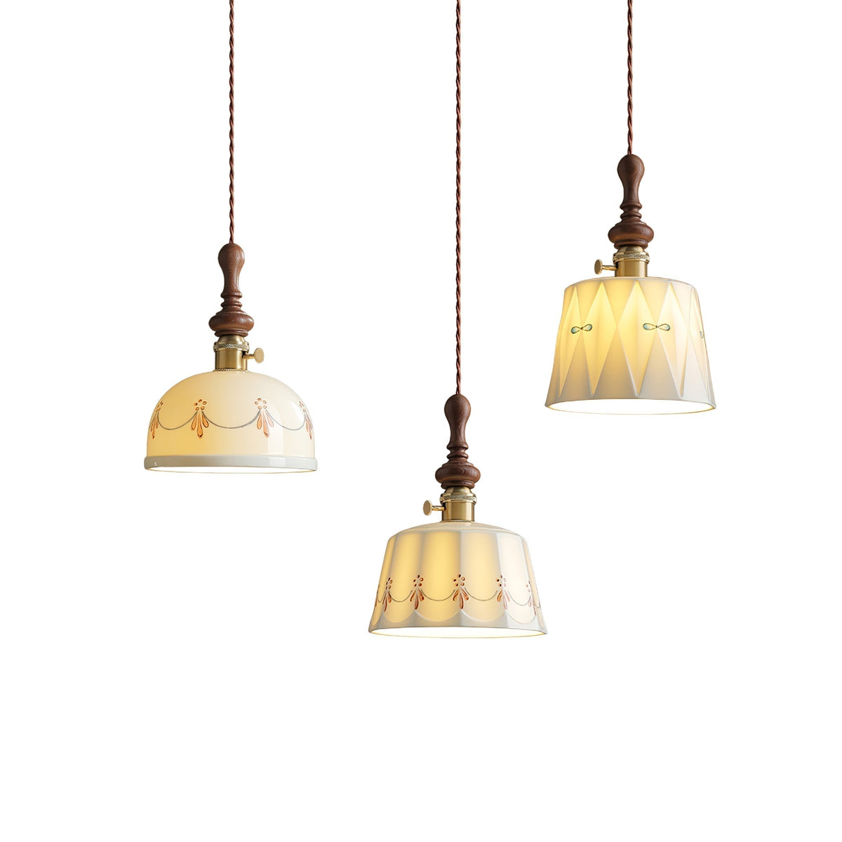 Ceraeyre Vintage Ceramic Pendant Light