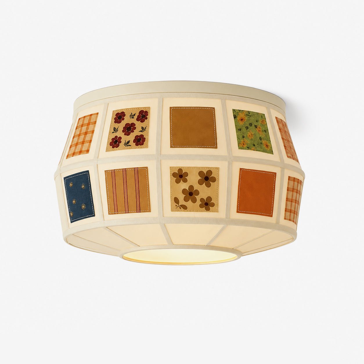 Eulalie Patchwork Quilt Ceiling Light