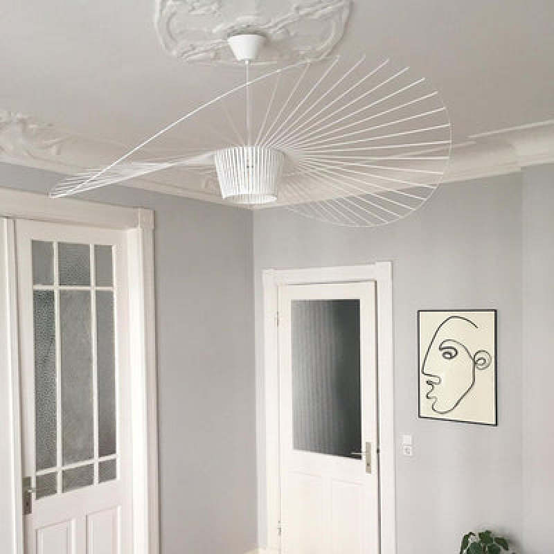 Ritta Modern Flower Fabric Pendant Light - Neutral Decor