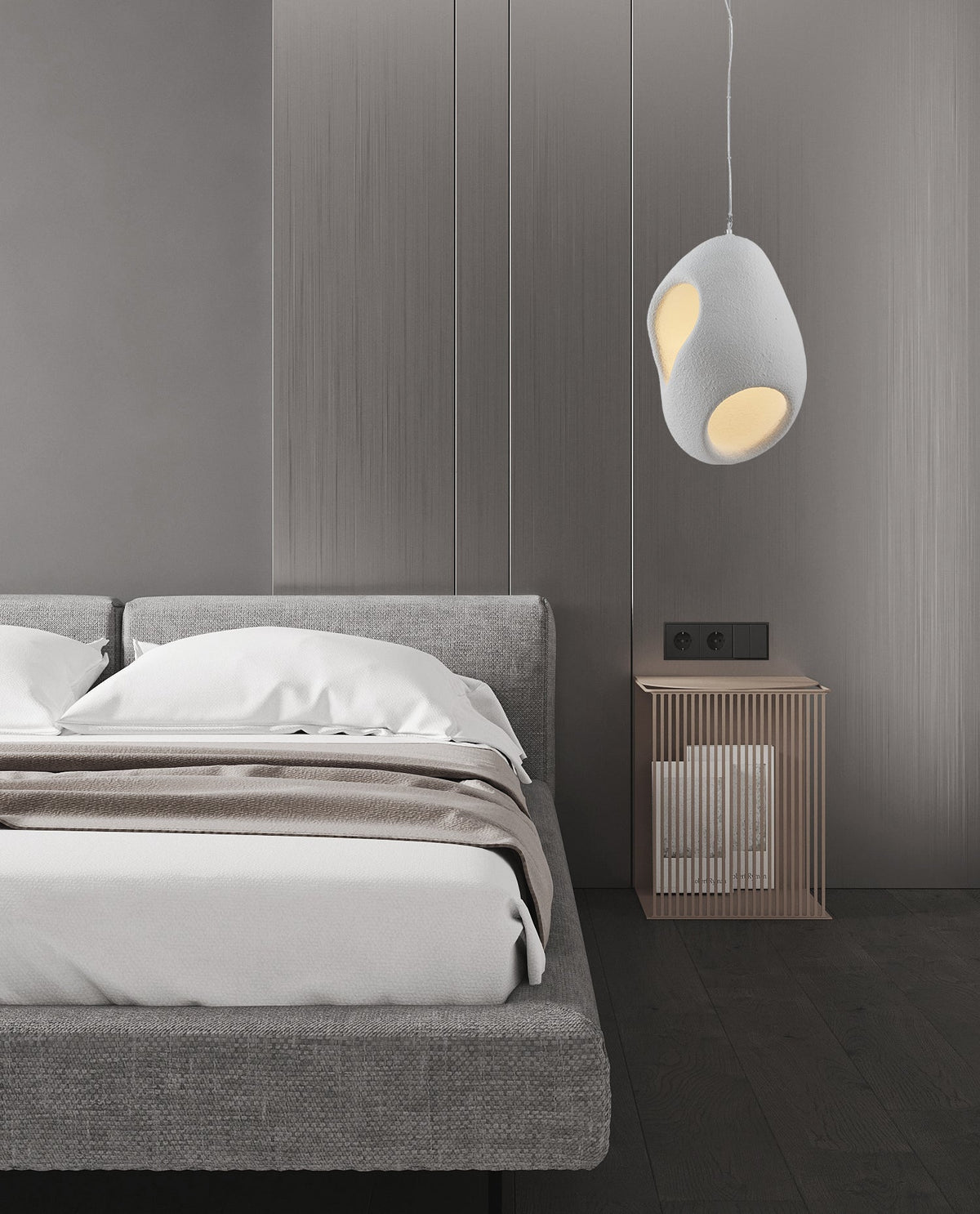 Zavelyra Textured Resin Pendant Light