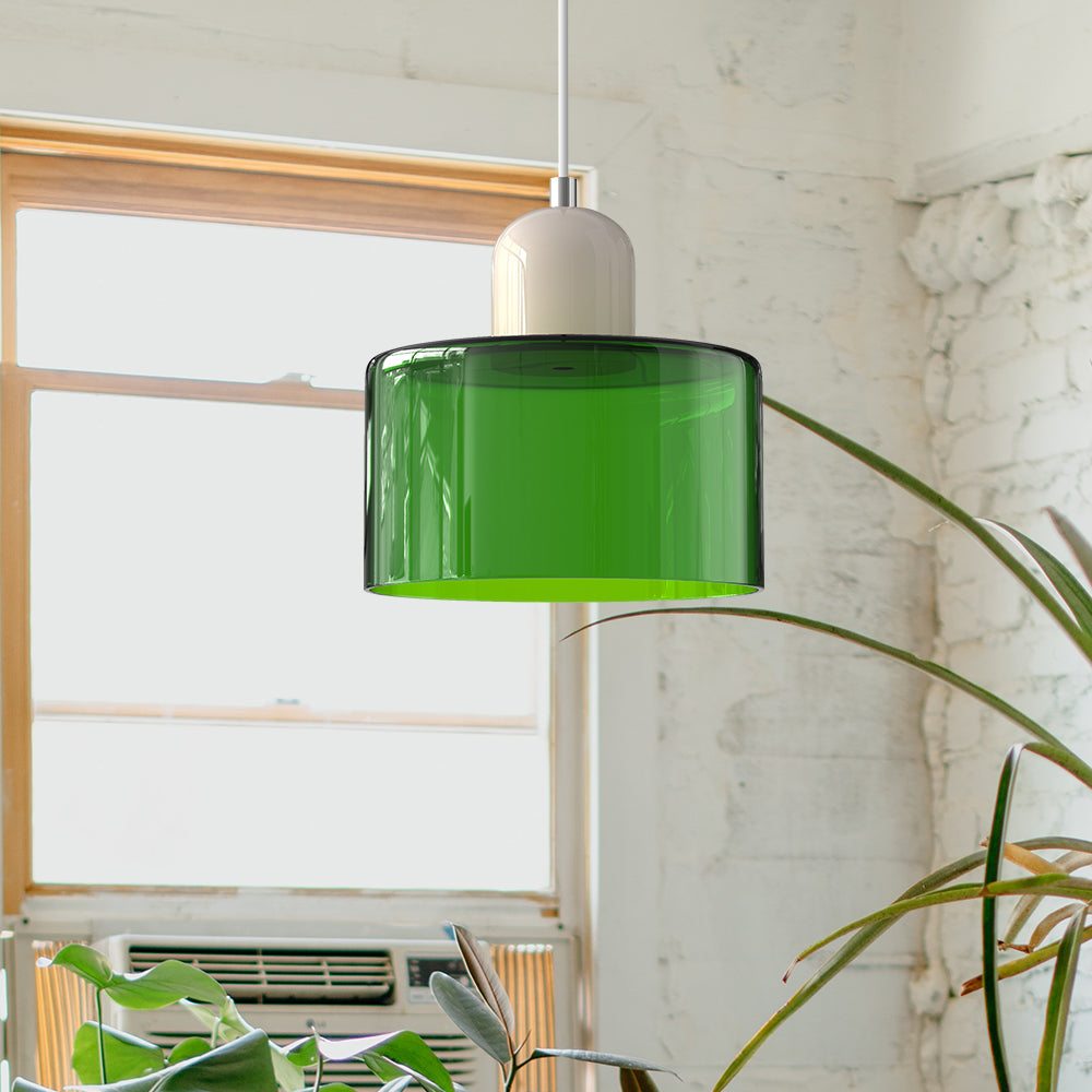 Valentina Modern Glass Kitchen Island Pendant Light - Neutral Decor