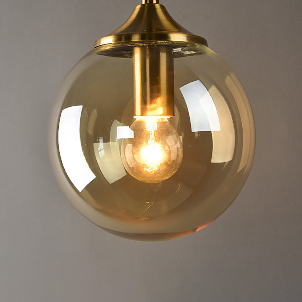 Valentina Modern Globe Glass Wall Lamp - Neutral Decor