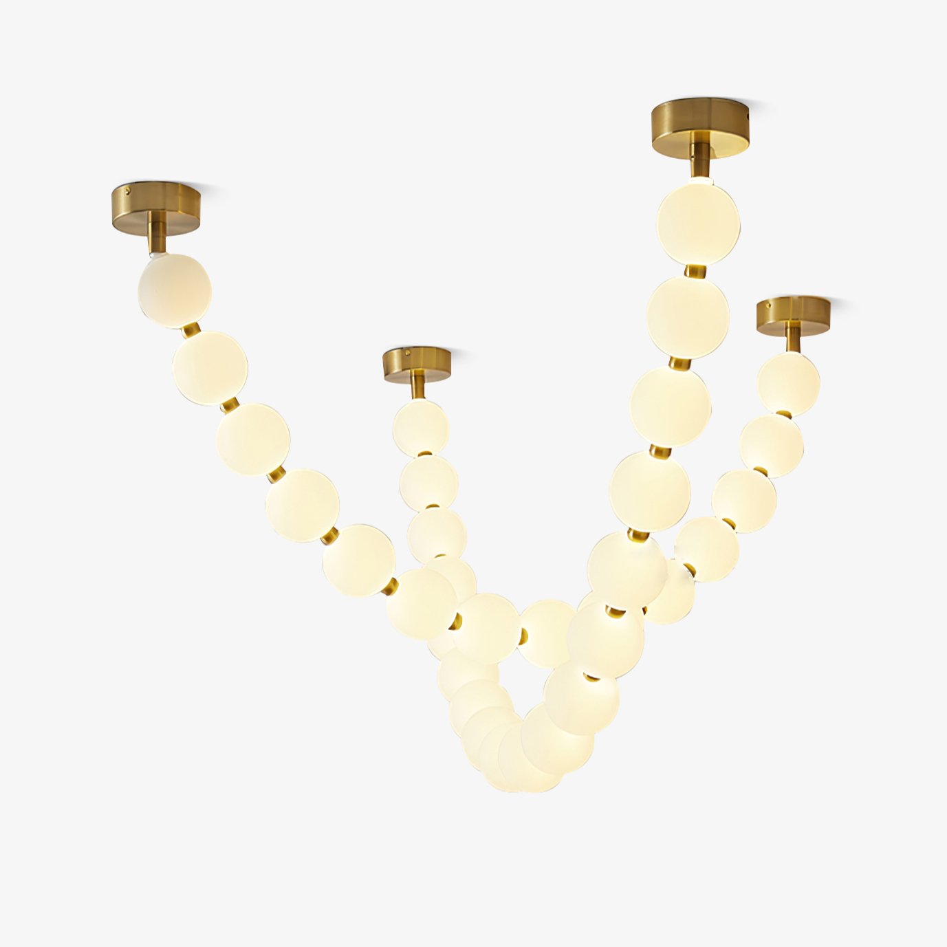 Emelir Pearl Necklace Balls Glass Chandelier