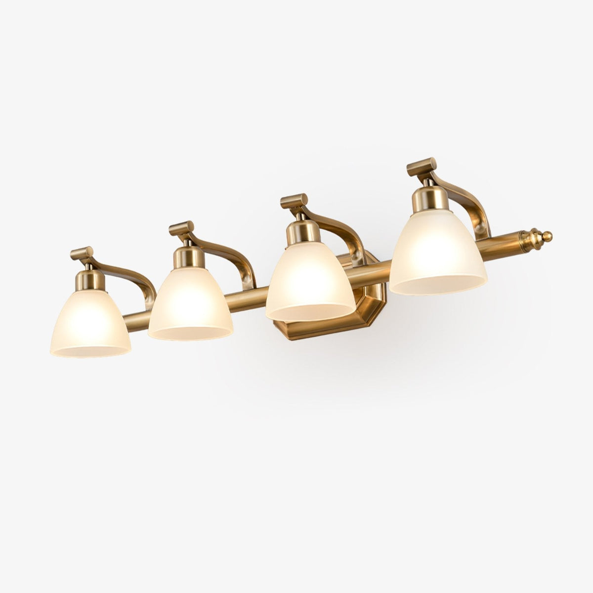 Colaeus Classic Art Bath Glass Wall Light