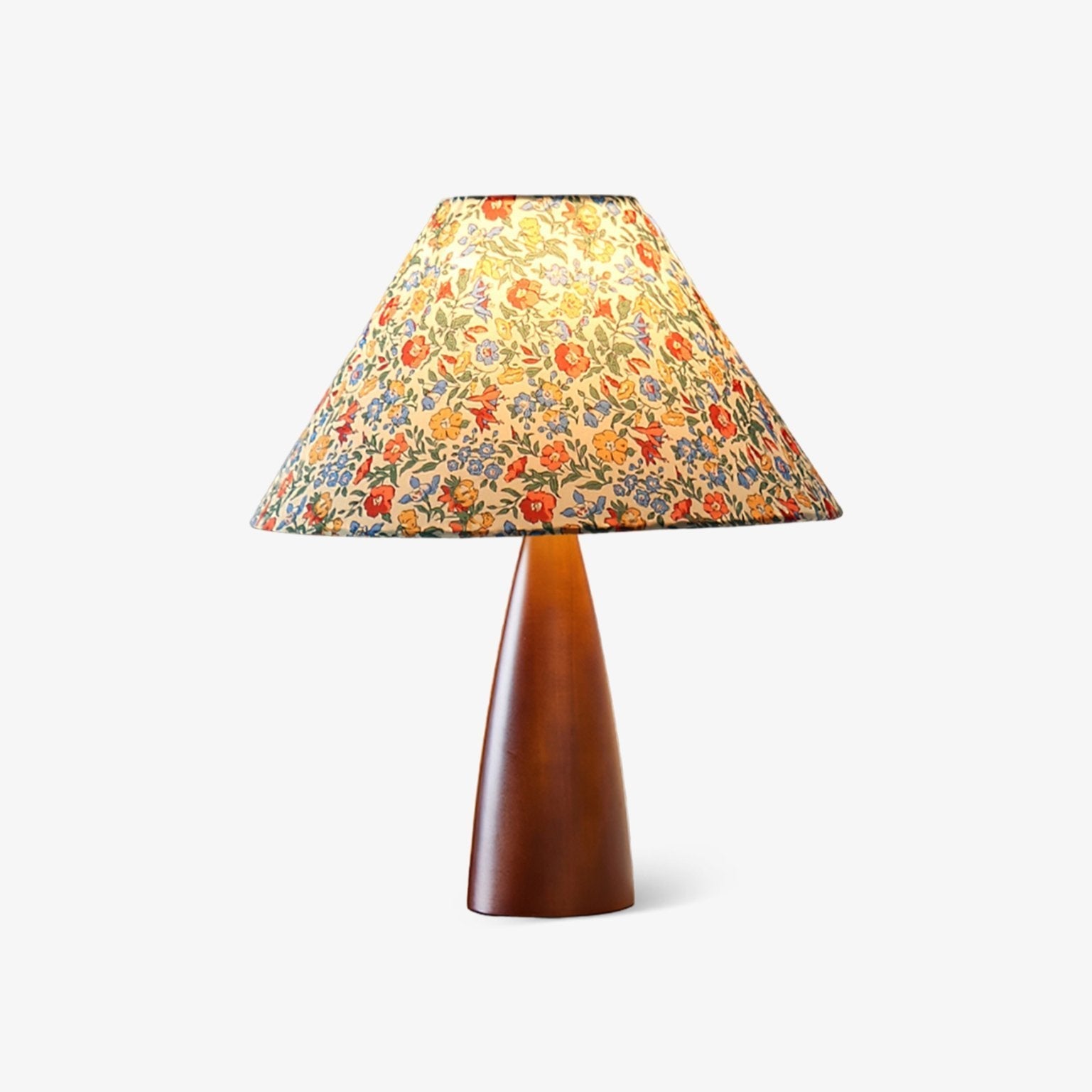Candice Vintage Wood Table Lamp - Neutral Decor
