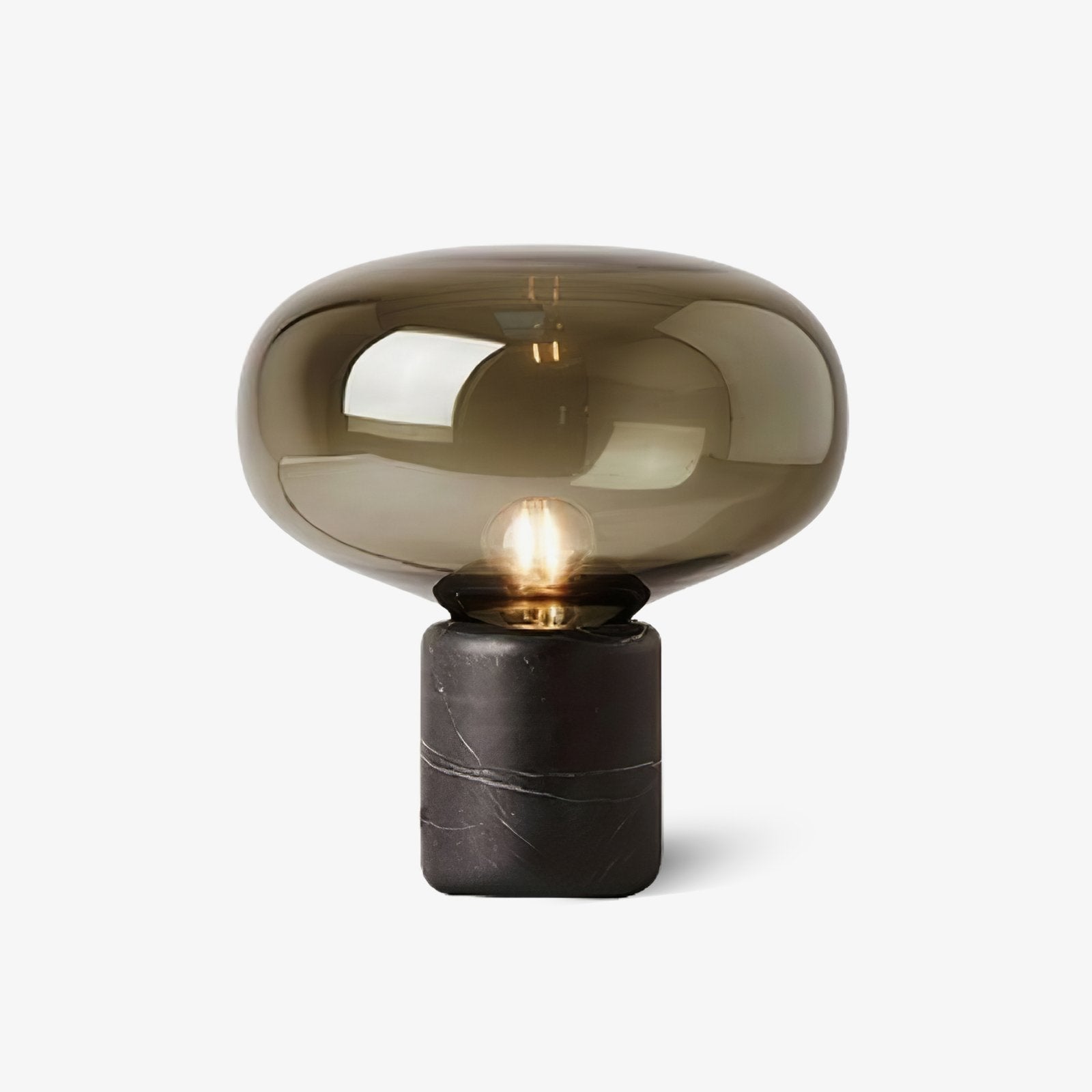 Rova Marble Industrial Table Lamp - Neutral Decor