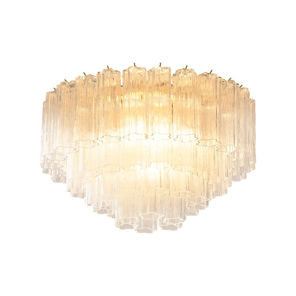 Veliaine Ceiling Lamp Murano Pink Glass Vintage