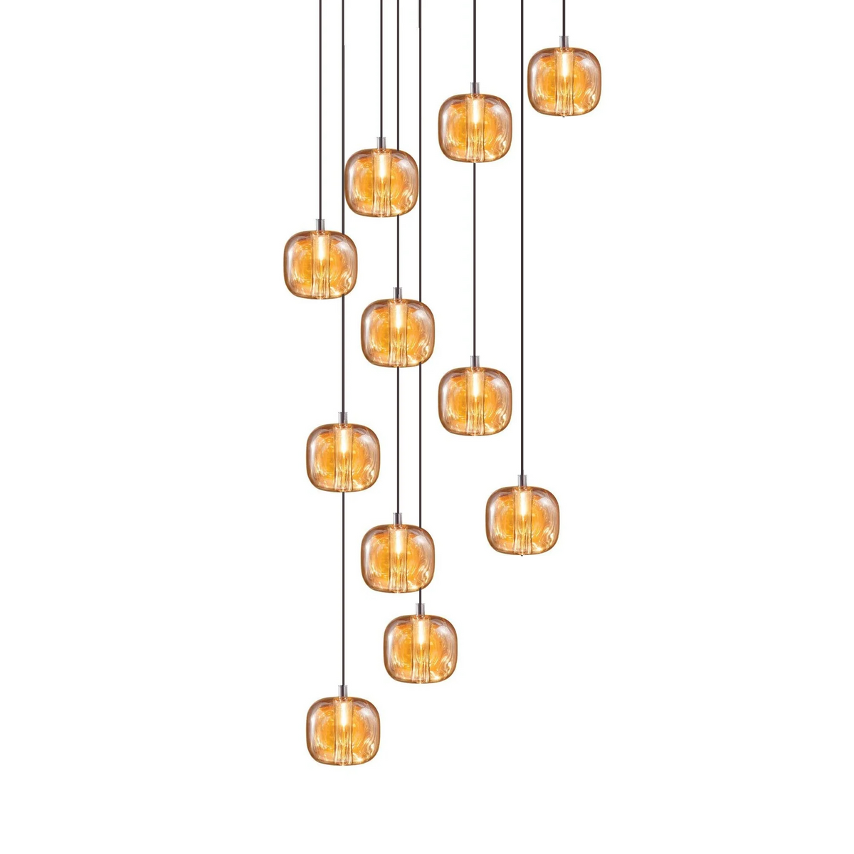 Glowcube Modern Crystal Chandelier