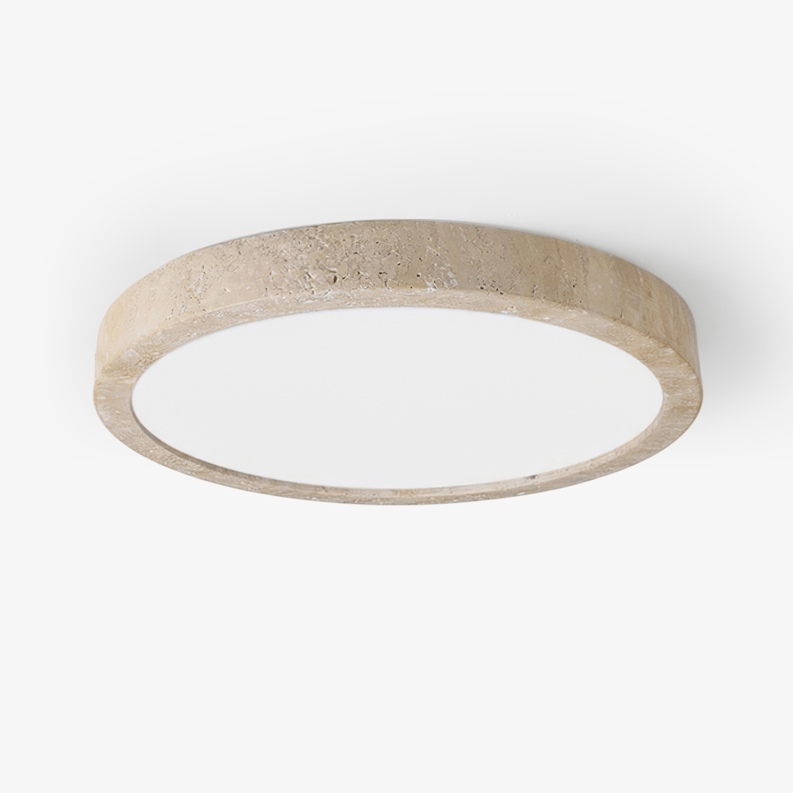 Artalor Minimalist Travertine Ceiling Light - Neutral Decor