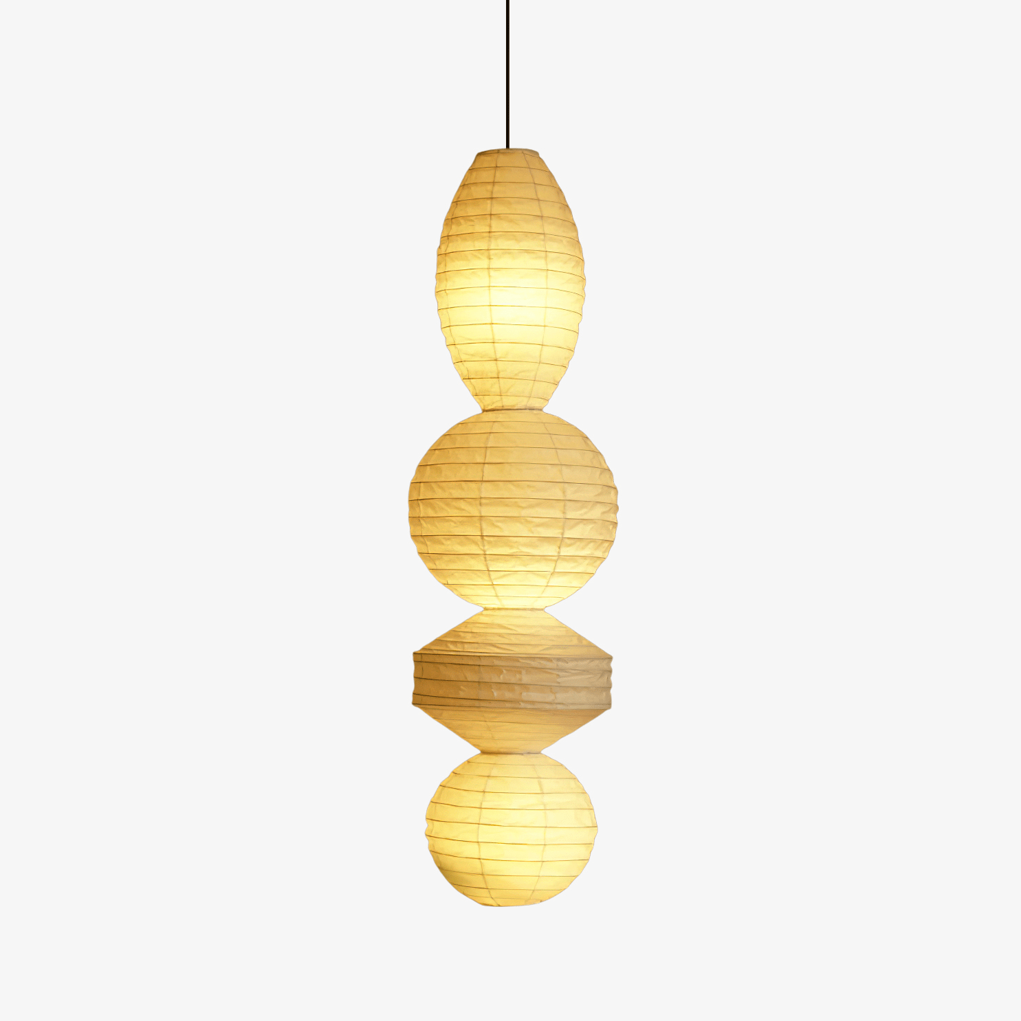 Elthayra Natural Series Bamboo Lantern Pendant Lamp