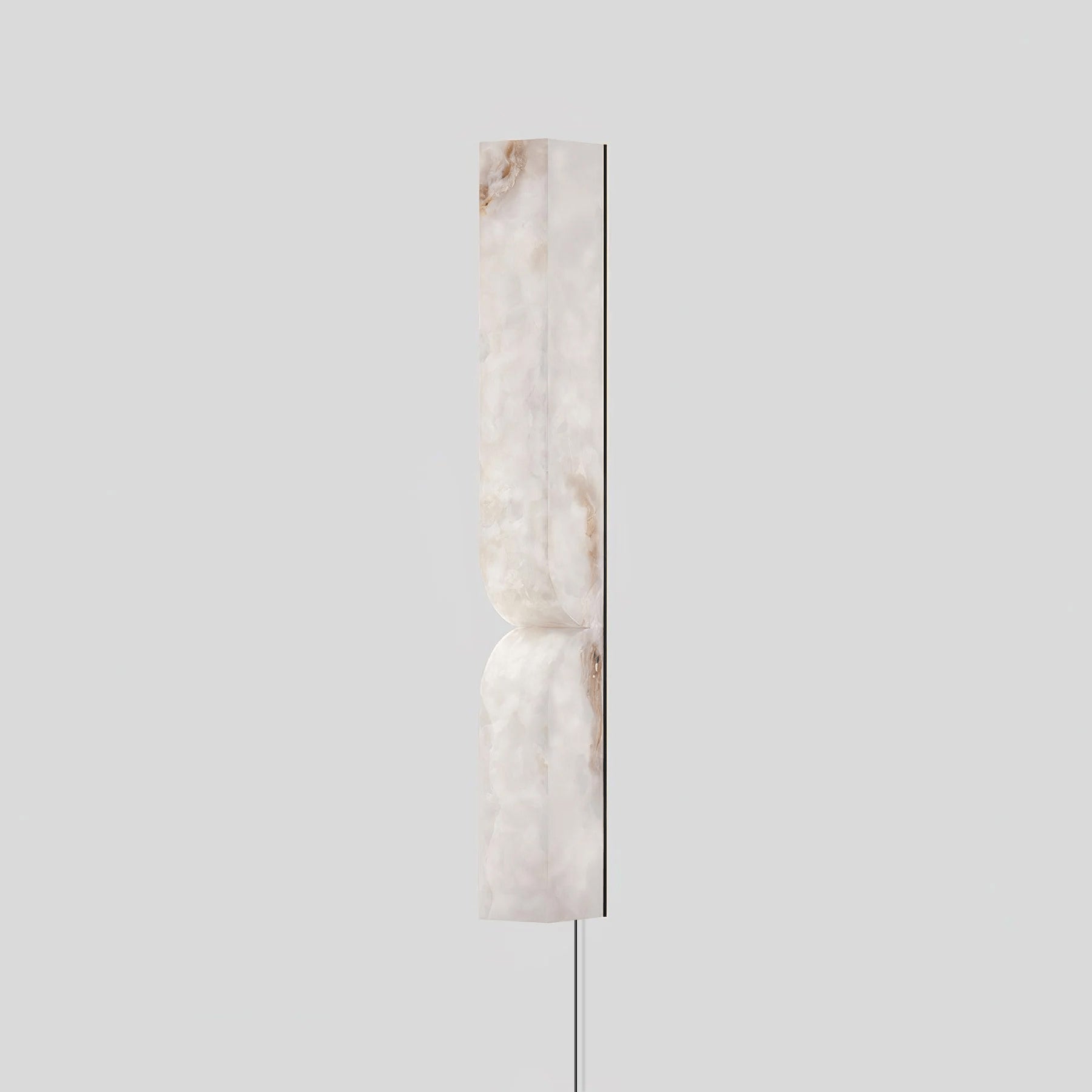 Lena Alabaster Rectangular Plug Wall Lamp