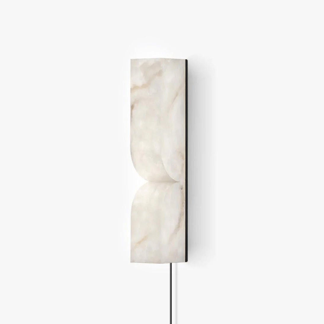 Lena Alabaster Rectangular Plug Wall Lamp