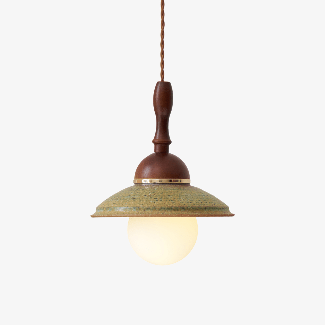 Macell Nordic Art Wood Ceramics Pendant Lamp
