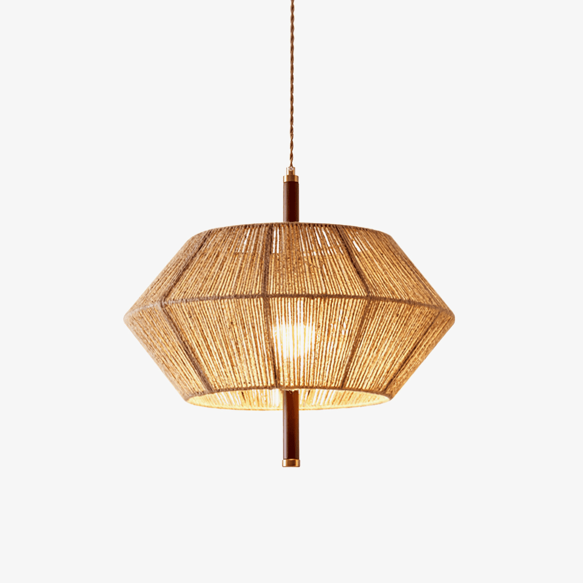 Rattan Vintage Rope Pendant Light