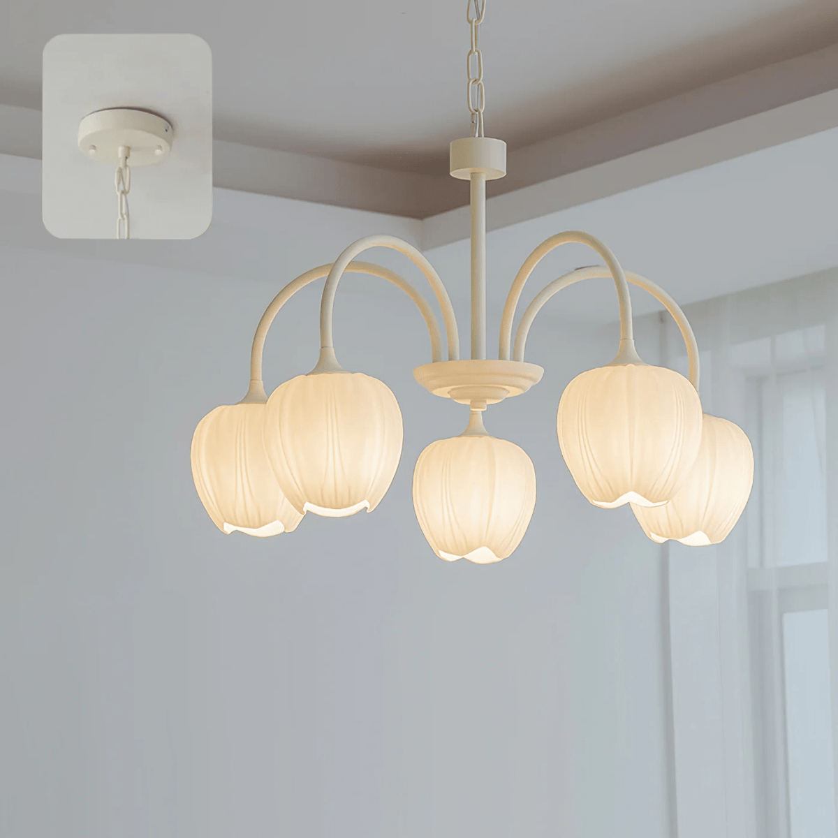 Margaux Fresh Tulip Chandeliers