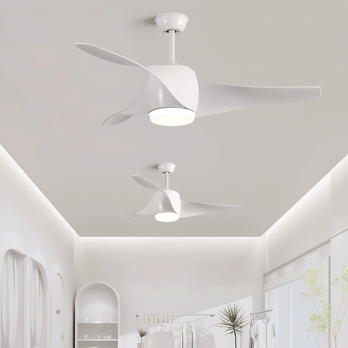 Umber Ceiling Fan Light
