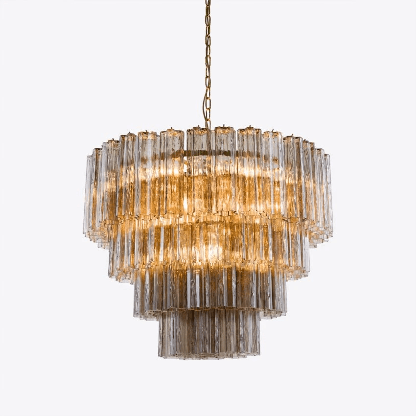 Liorinissa Chandelier Four Tier Fluted Glass