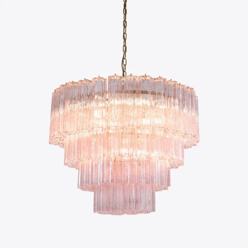 Liorinissa Chandelier Four Tier Fluted Glass