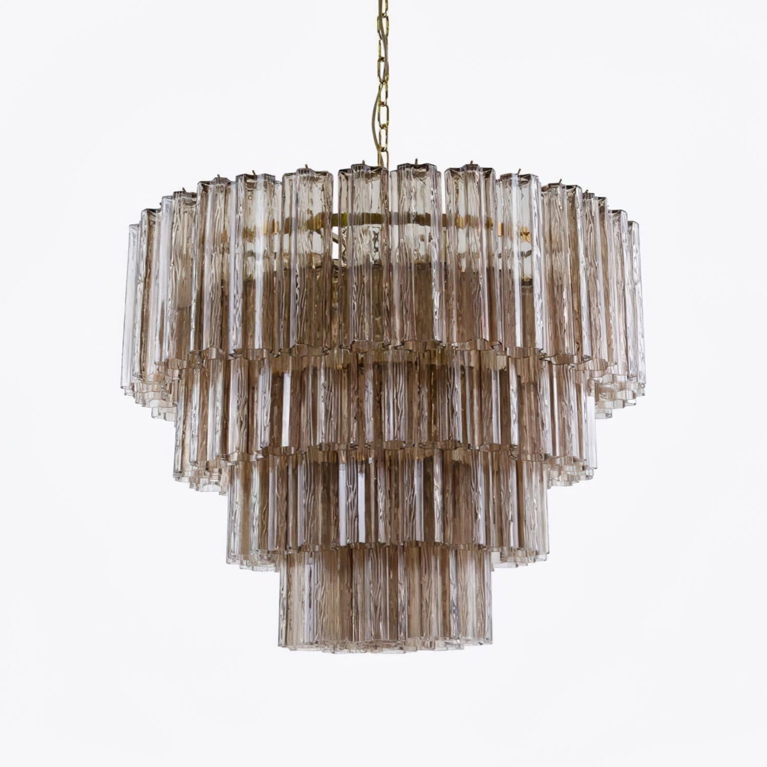 Liorinissa Chandelier Four Tier Fluted Glass