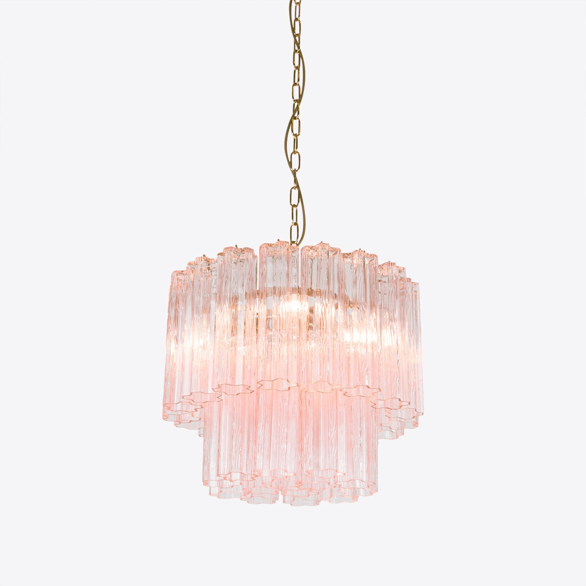 Aelox Chandelier Small Treviso Murano Glass Tube