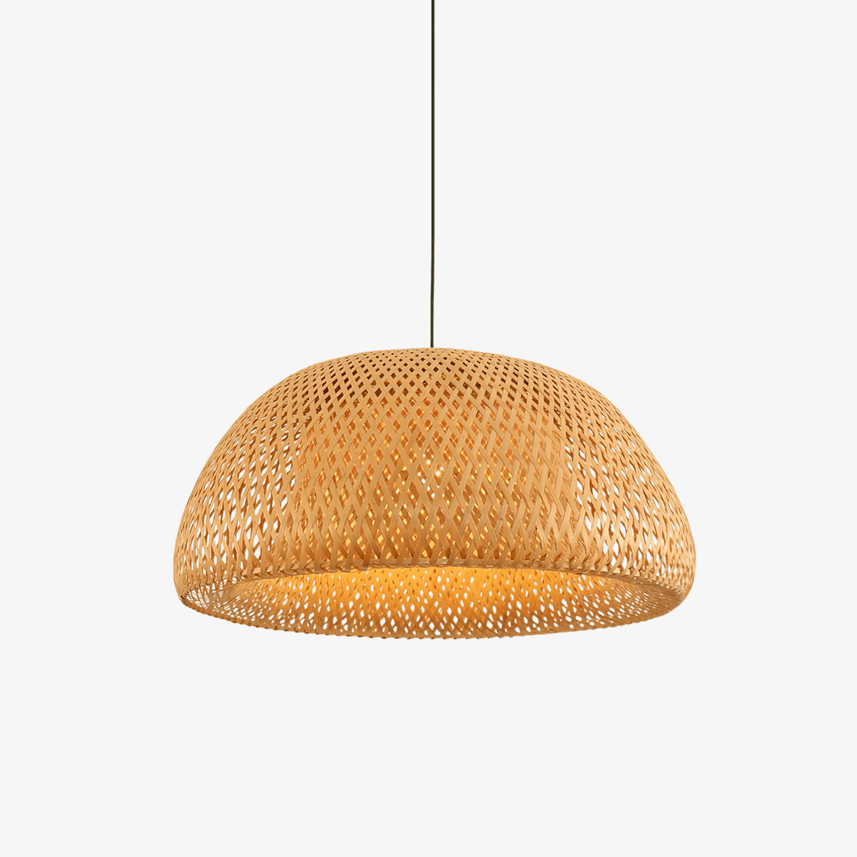 Trtvin Unique Natural Bamboo Pendant Light