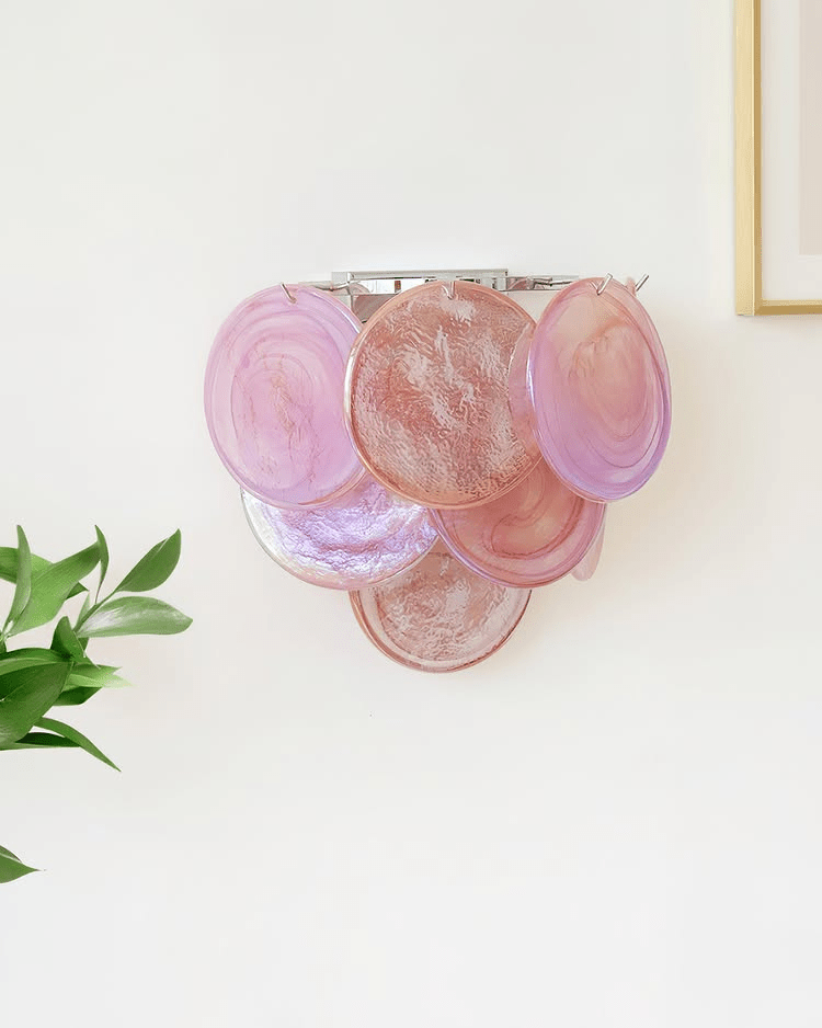 Orlaridge Disc Glass Indoor Wall Light