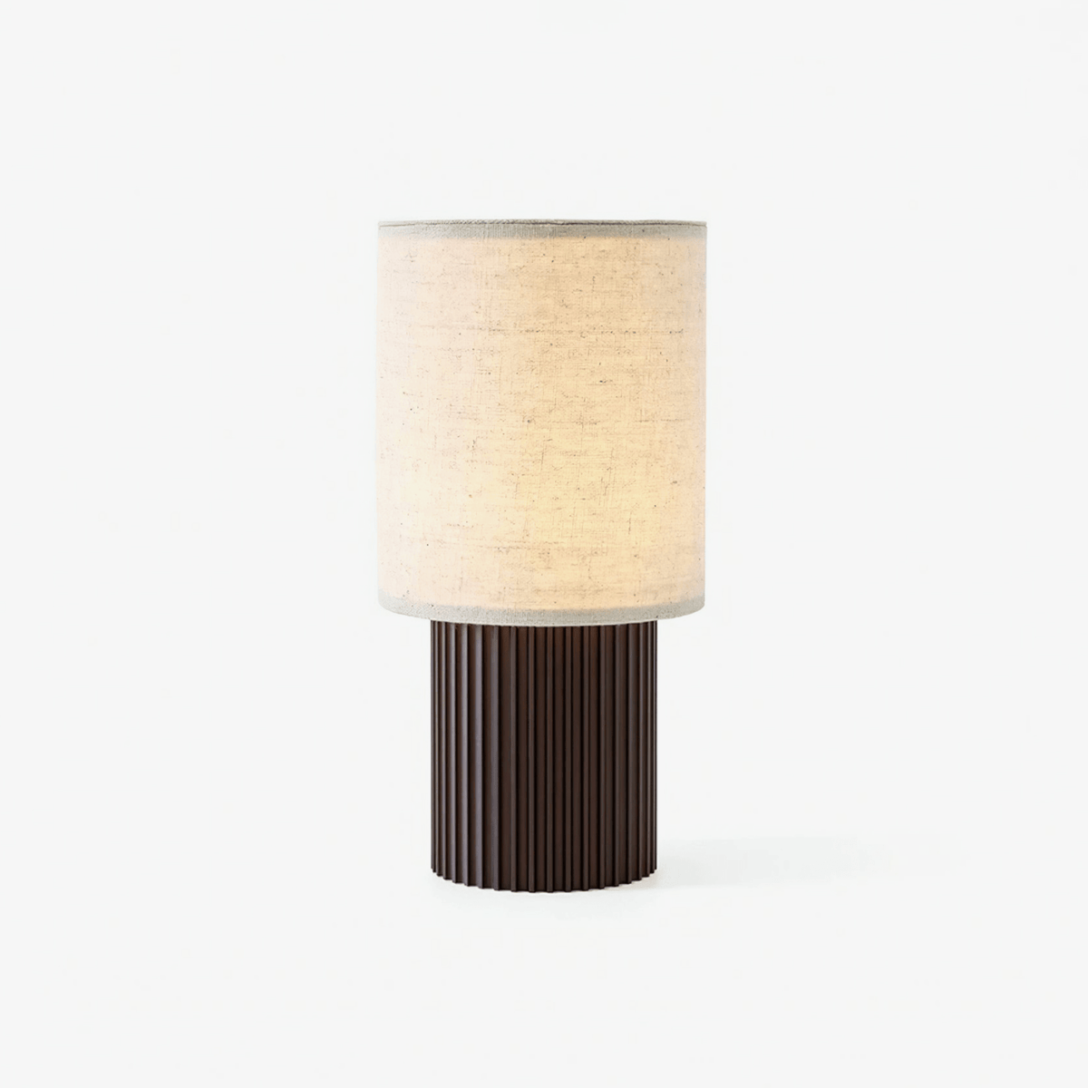 Ripples Wood & Fabric Table Lamp