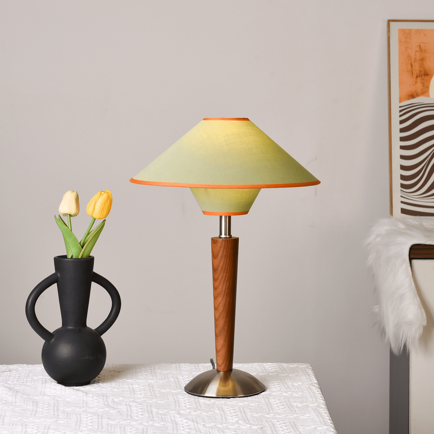 Aureridge Wood Table Lamp