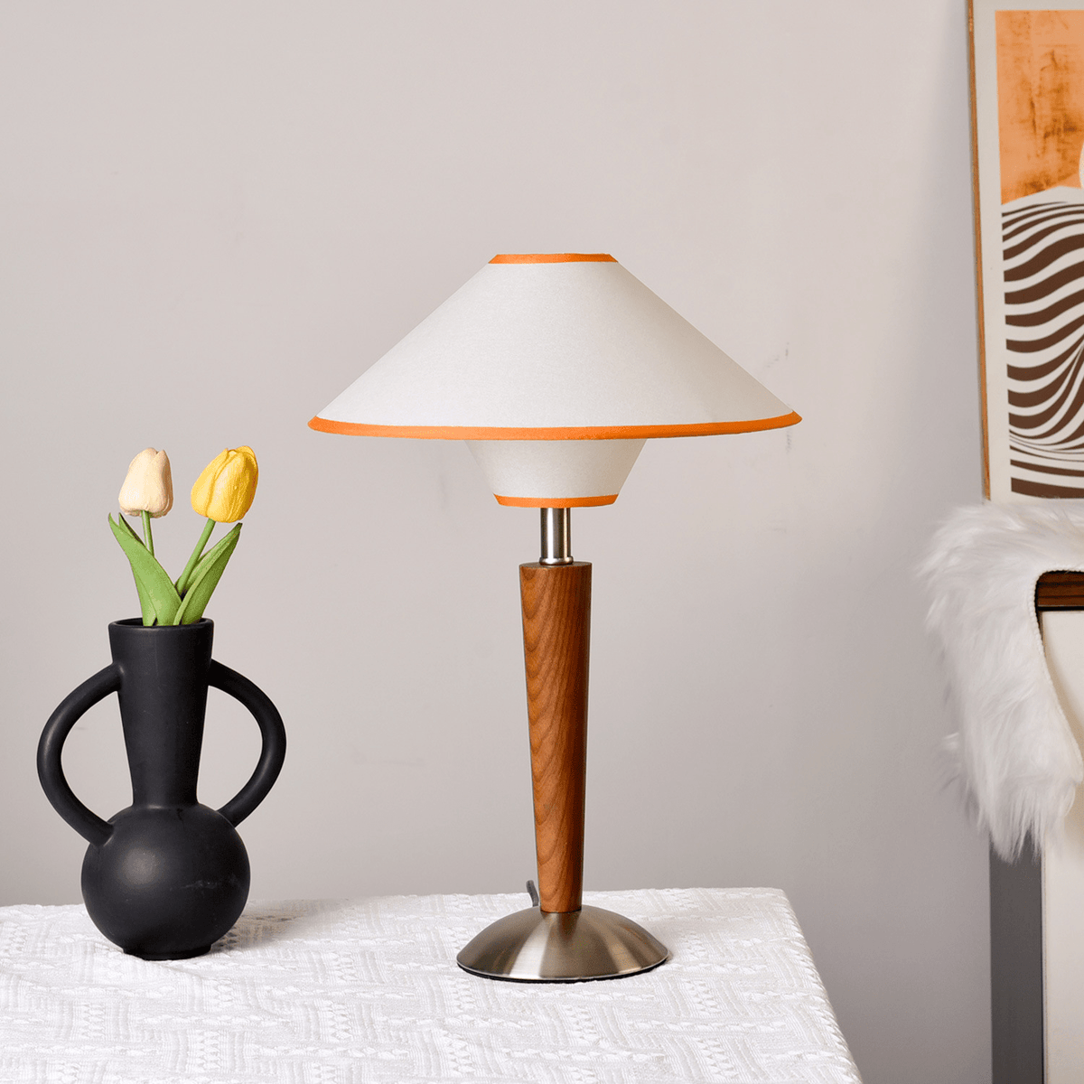Aureridge Wood Table Lamp