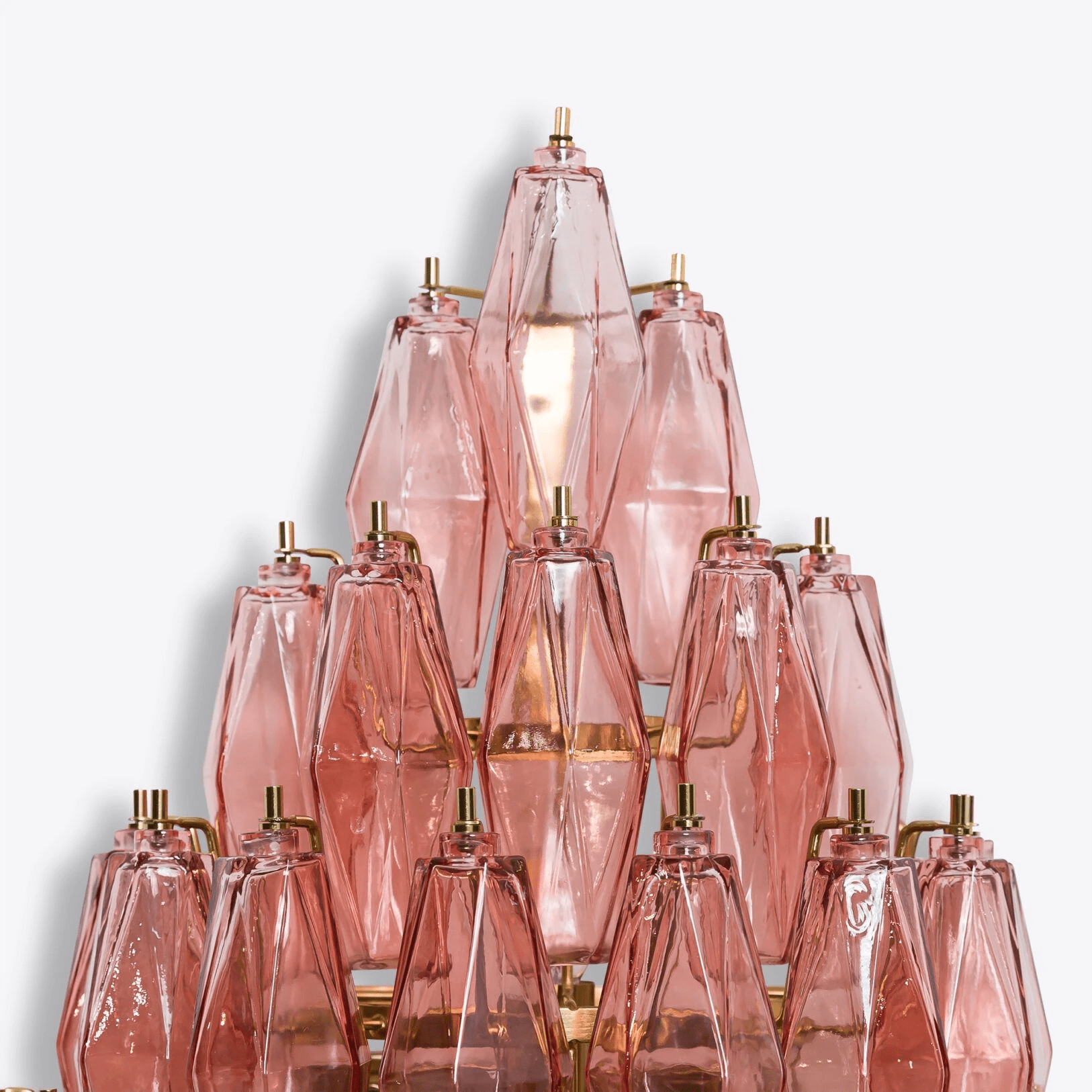 Aurora Wall Light Amber Diamond Polyhedron Vintage - Neutral Decor