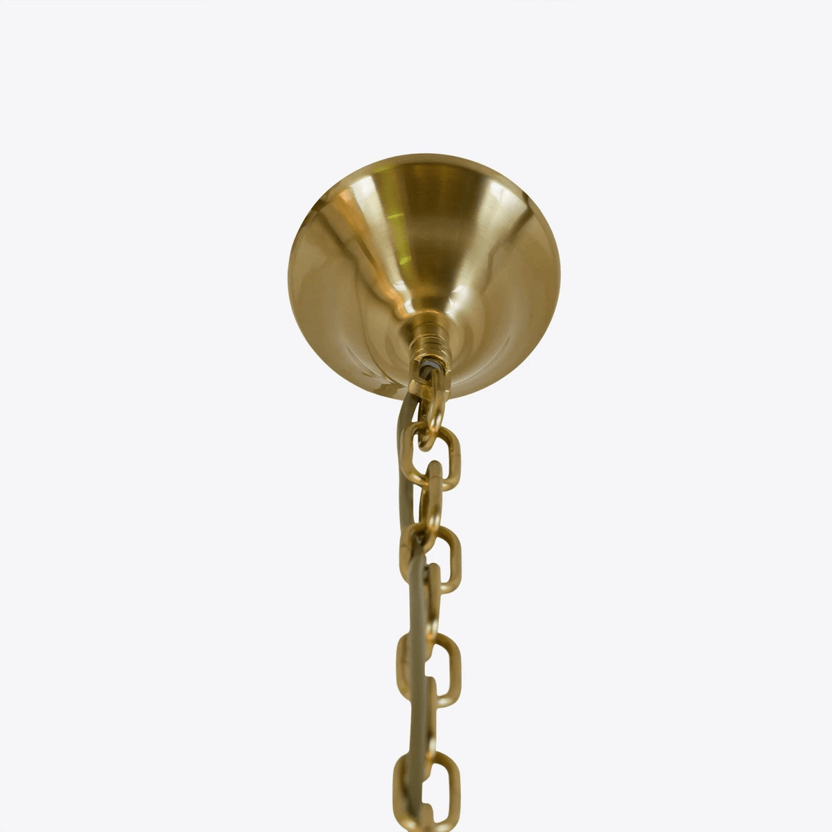 Celenella Chandelier Drum Amber Glass Elegant