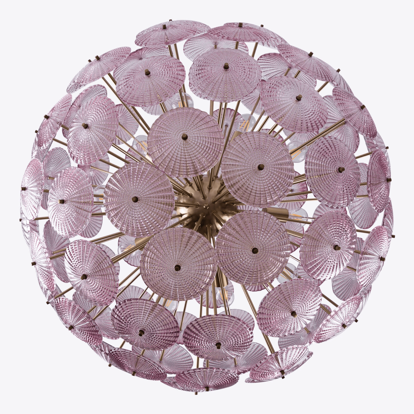 Celararia Chandelier Sputnik Dandelion Burst Glass