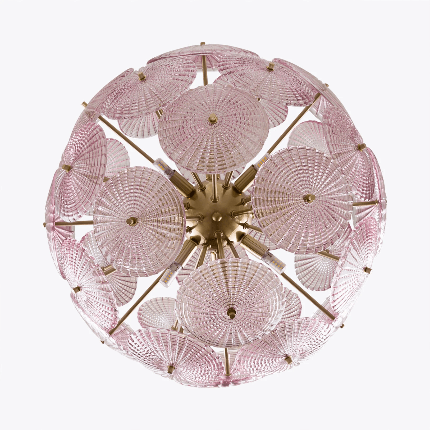 Celararia Chandelier Sputnik Dandelion Burst Glass