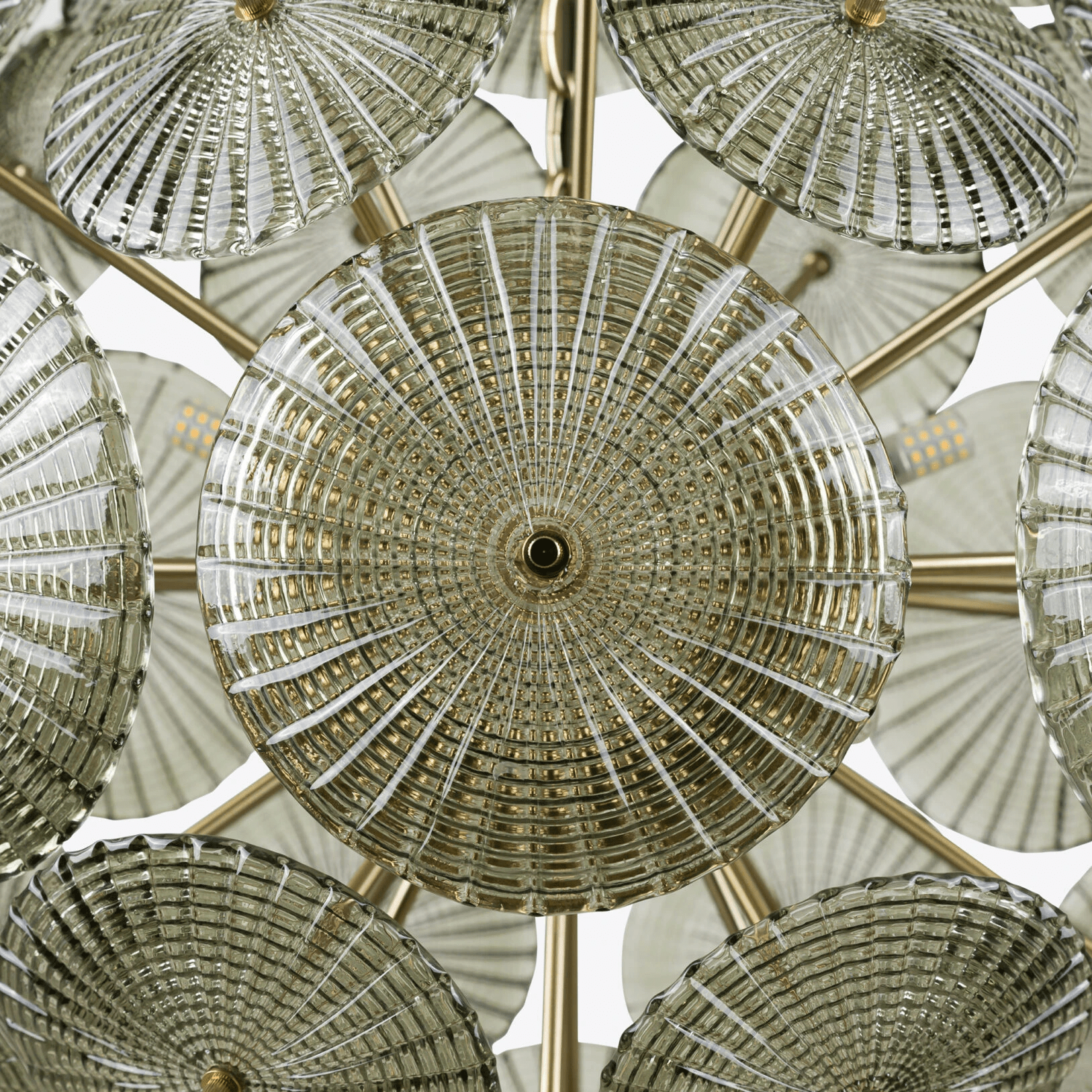 Celararia Chandelier Sputnik Dandelion Burst Glass