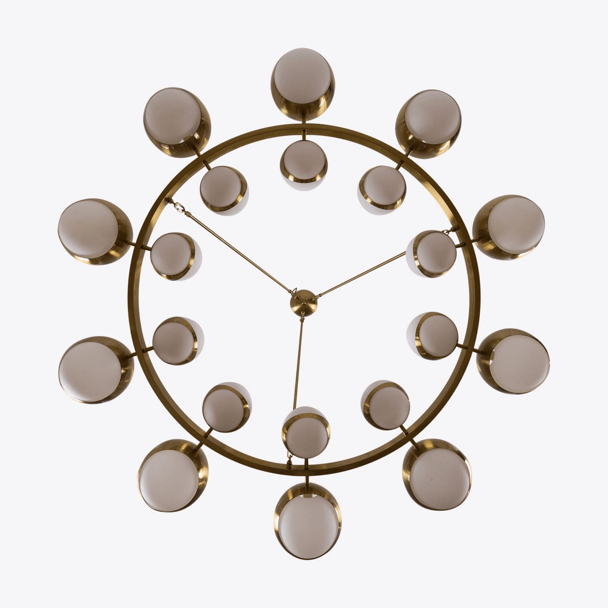 LuminaSphere Modern Brass Chandelier