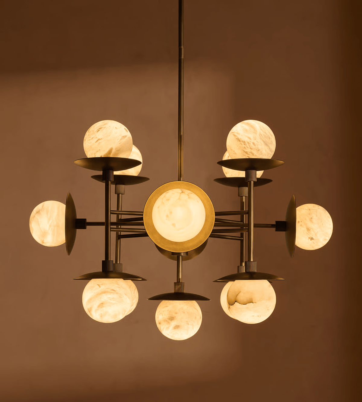 Oshayra Sputnik Alabaster Chandelier