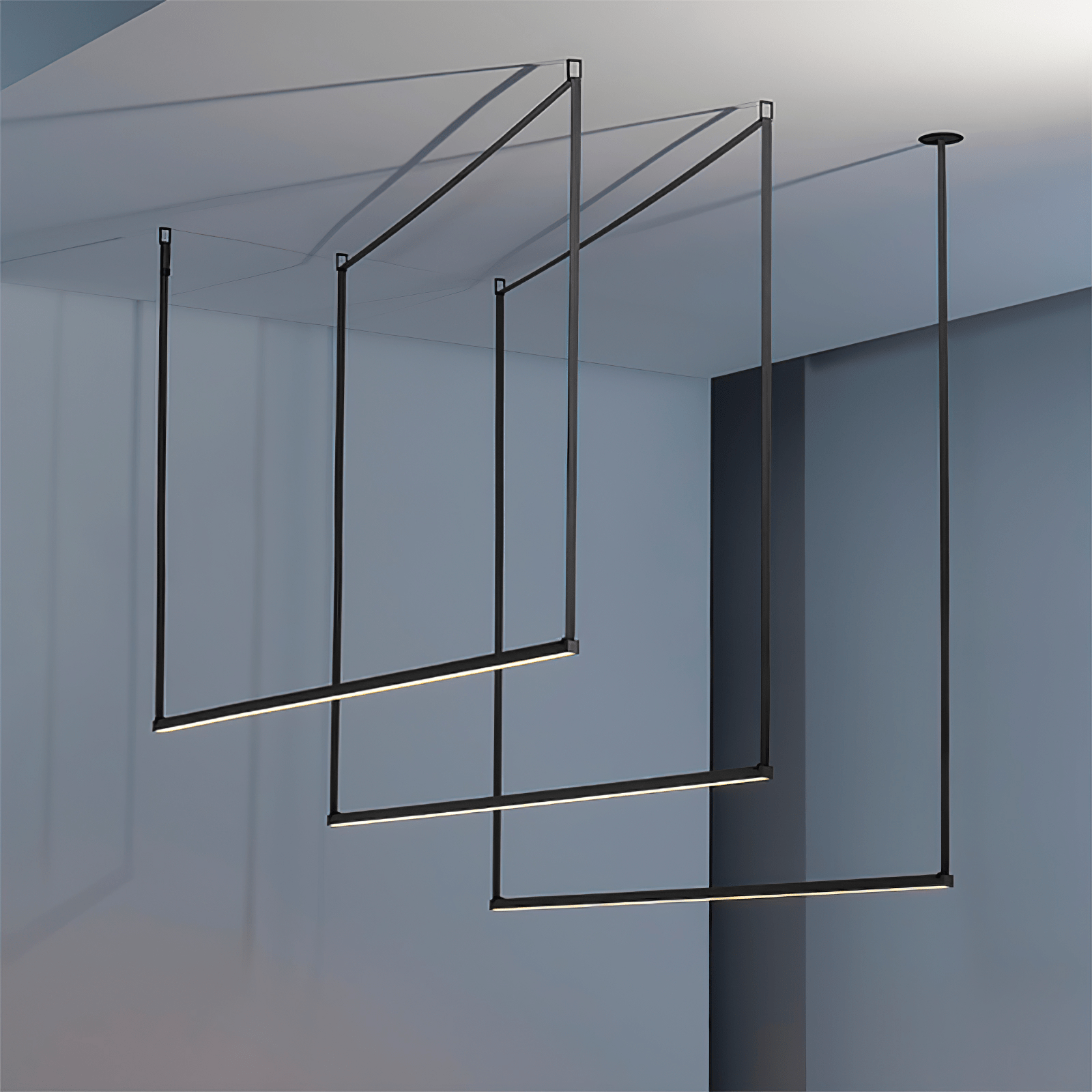 Gideon Minimalist Linear Pendant Light