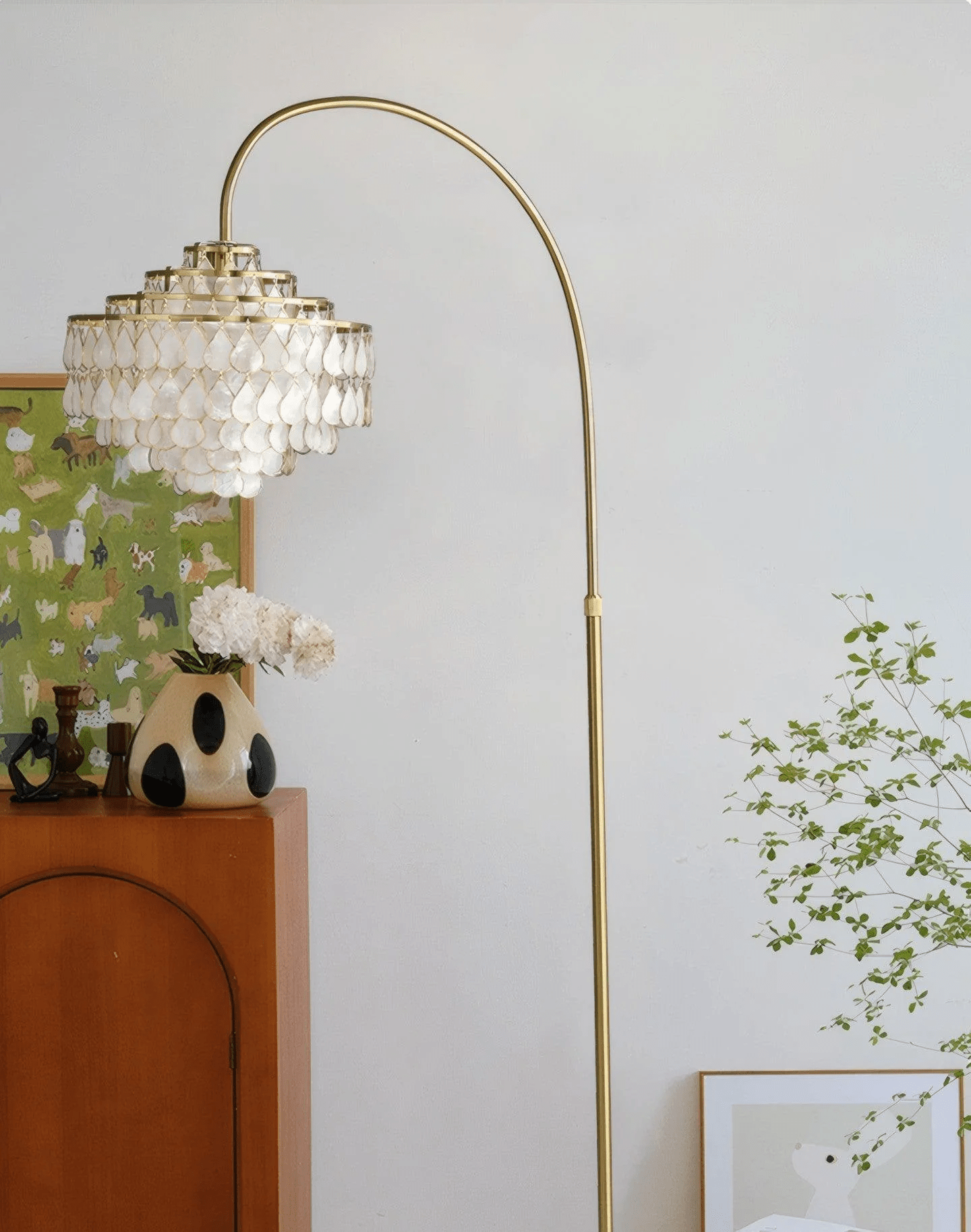 Emily Luxury Shell Floor Lamp