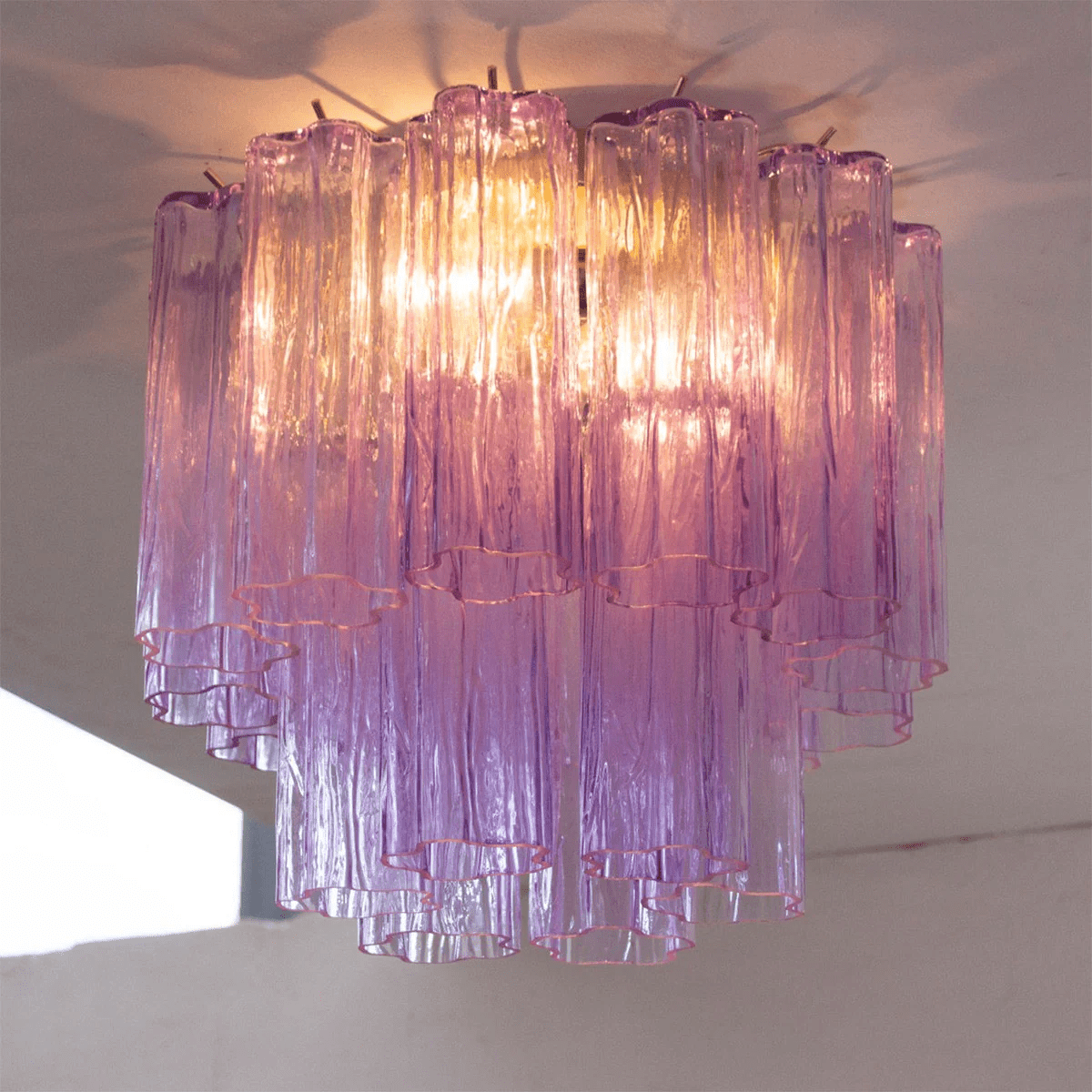 Orinwood Murano Tubes Flush Mount Ceiling Light