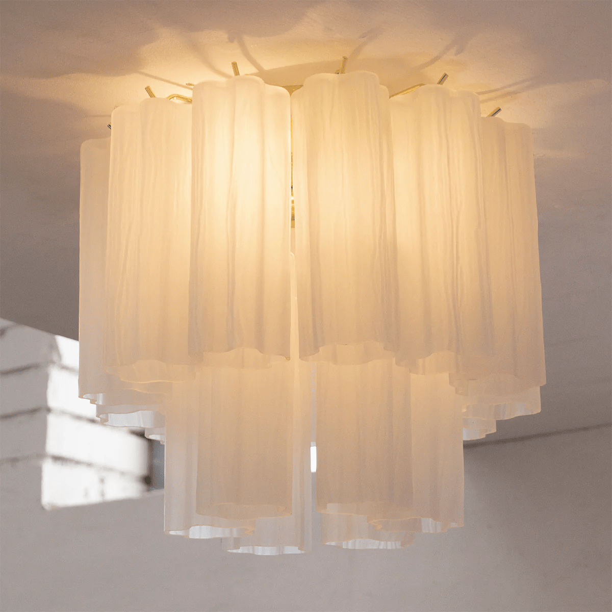 Orinwood Murano Tubes Flush Mount Ceiling Light