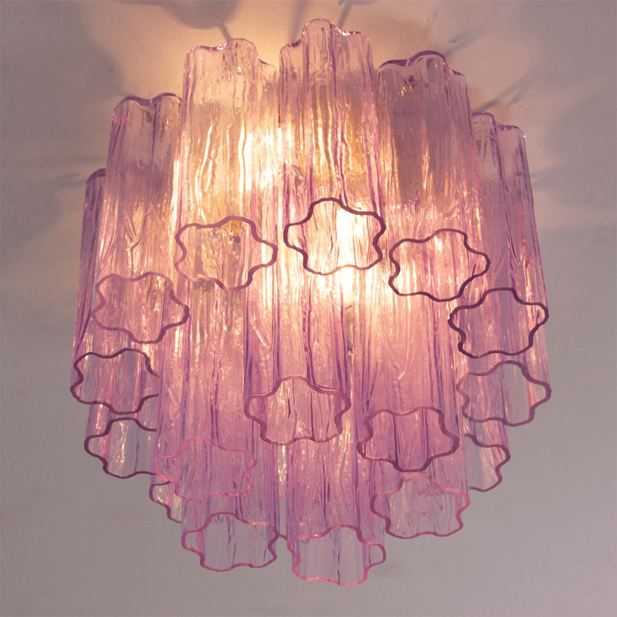 Orinwood Murano Tubes Flush Mount Ceiling Light