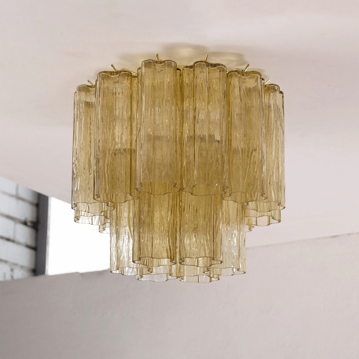 Orinwood Murano Tubes Flush Mount Ceiling Light