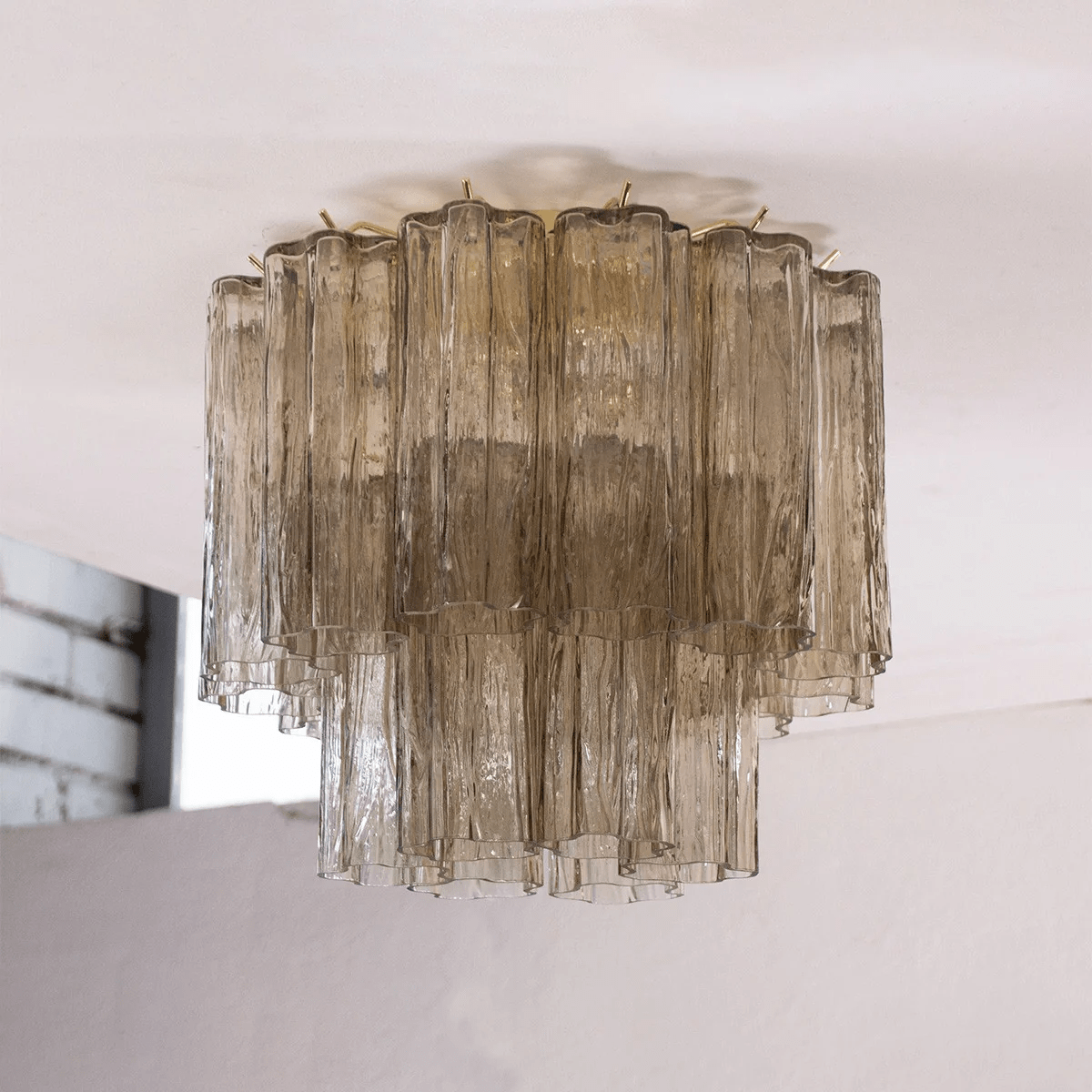 Orinwood Murano Tubes Flush Mount Ceiling Light